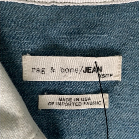 Rag & Bone Sleeveless Denim Top Size XS - Picture 6 of 6